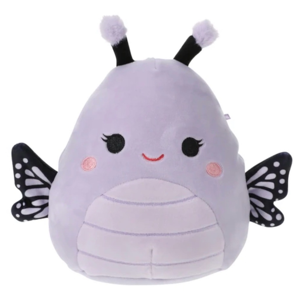 Bibiana the Butterfly is a purple Squishmallow from the Garden Squad